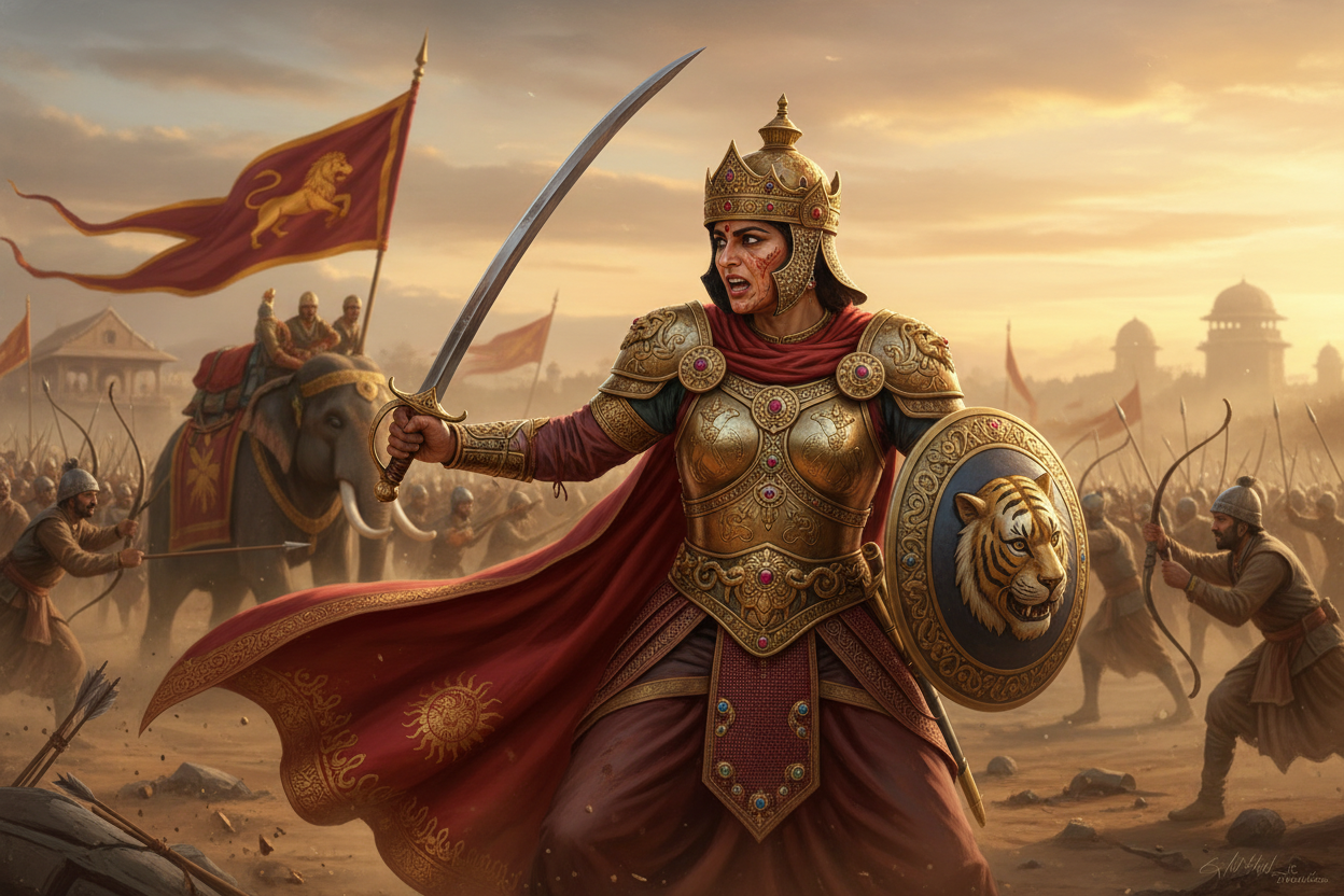 kshetriya female in war
